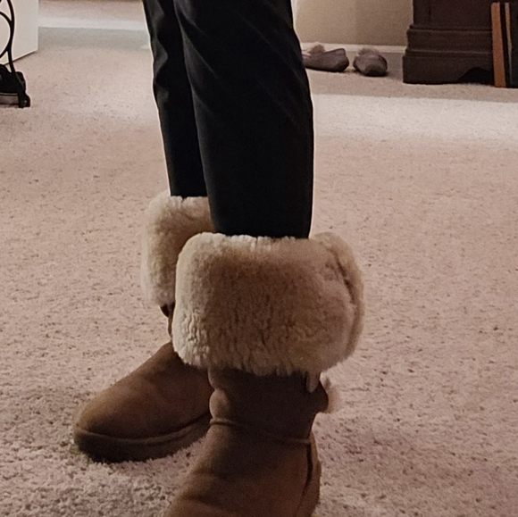 🌺 EUC genuine Bailey Ugg tall boots, sz 7 - Picture 13 of 15